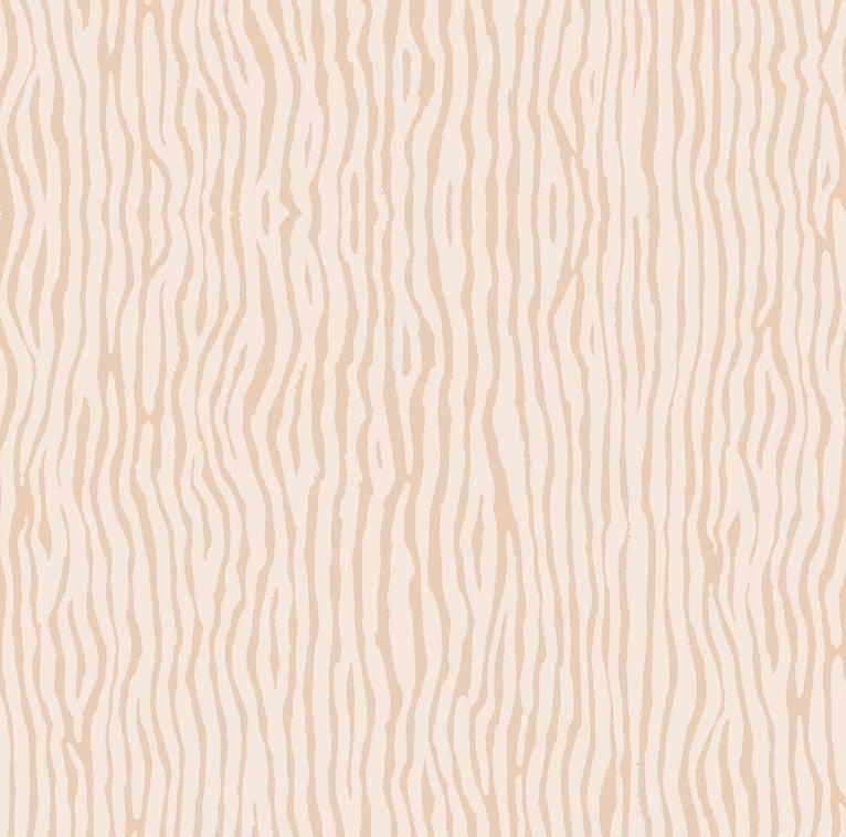 Little Darlings Safari Brown Zebra Stripes Yardage