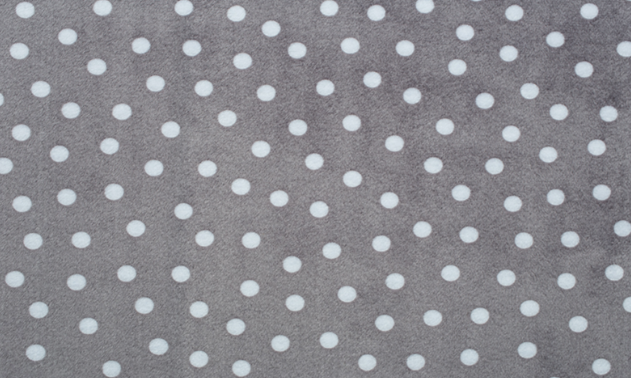 Alotta Dots Cuddle Graphite Yardage