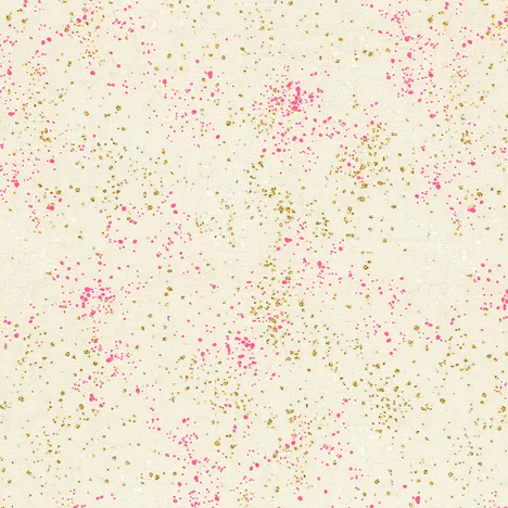 Speckled Metallic Neon Pink Yardage