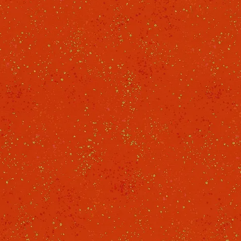 Speckled Metallic Warm Red Fabric