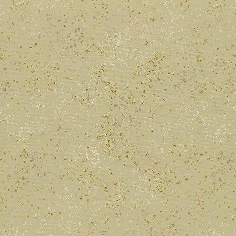 Speckled Metallic Natural Fabric