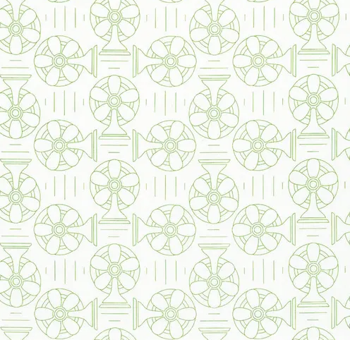 Bee Backgrounds Green Cool Yardage