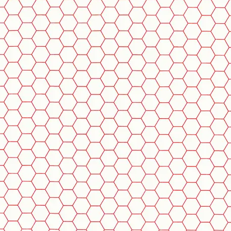 Bee Backgrounds Red Honey Yardage