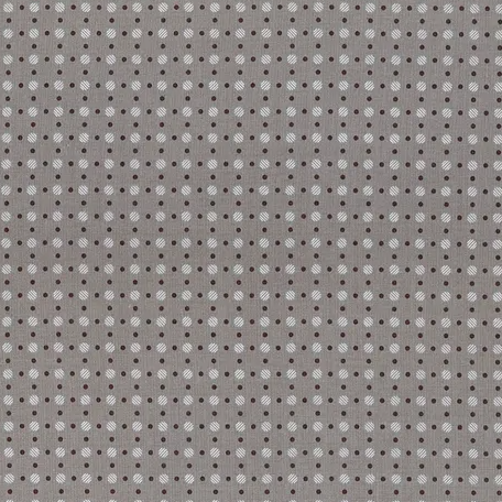 Bee Basics Gray Polka Dots Yardage