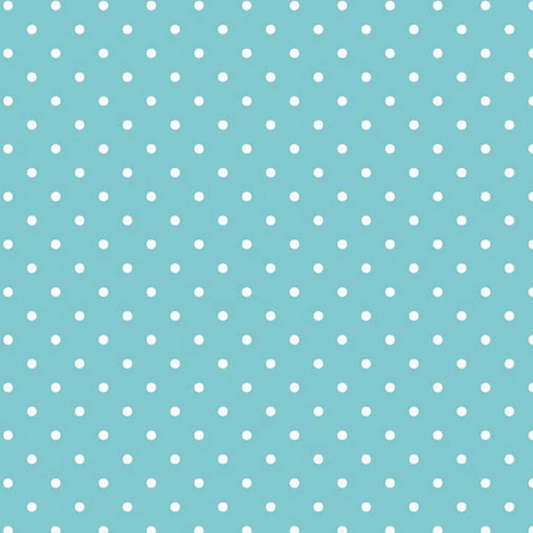 Swiss Dot Aqua Yardage