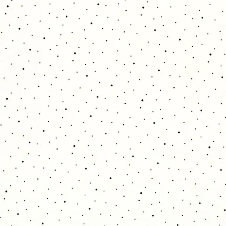 Dapple Dot Black on White Yardage