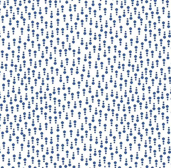 Anthem Blue Line Dots Yardage