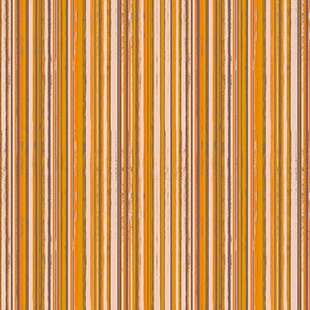 Summer's End Orange Multi Stripe Yardage