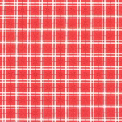 Bee Plaids Cozy Cayenne Yardage