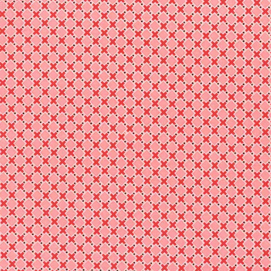 Bee Plaids Coral Orchard Yardage