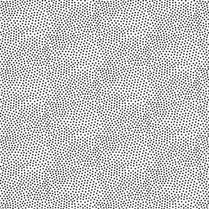 Simply Neutral 2 Random Dots White Black Yardage
