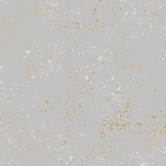 Speckled Metallic Dove Fabric