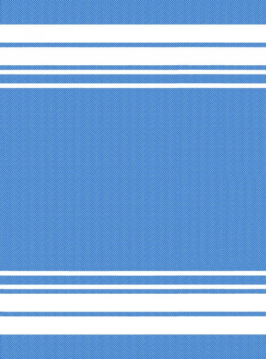 Cotton Hand Towel Border Stripe Blue, 20" x 27"