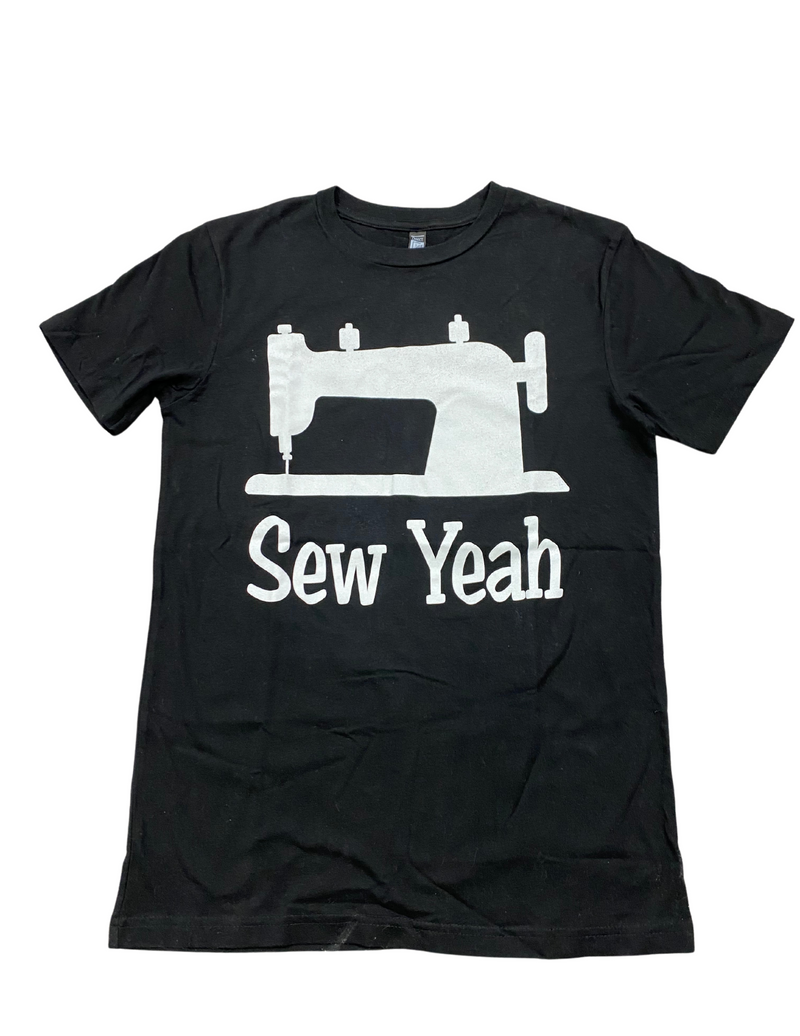 Sew Yeah T-Shirt Round Neck Size - Small