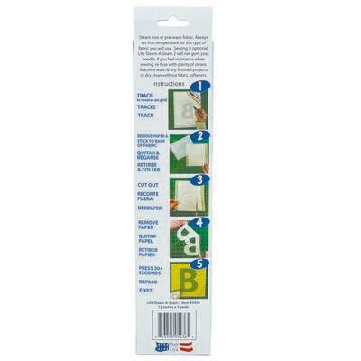 Lite Steam-A-Seam 2 Double Stick Fusible Web (12" x 3yds)