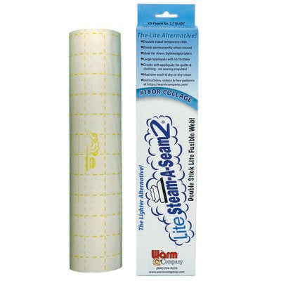 Lite Steam-A-Seam 2 Double Stick Fusible Web (12" x 3yds)