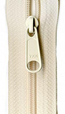 Ziplon Closed Bottom Zipper 22" Cream