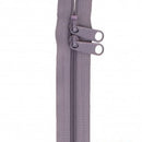 30" Handbag Zippers-Double-Slide Gunmetal