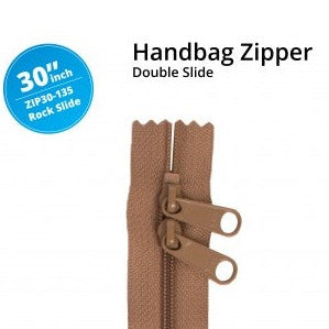30" Handbag Zippers-Double-Slide Rock Slide