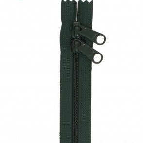 30" Handbag Zipper Double Slide Hemlock