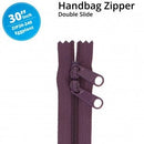 30" Handbag Zipper Double Slide Eggplant