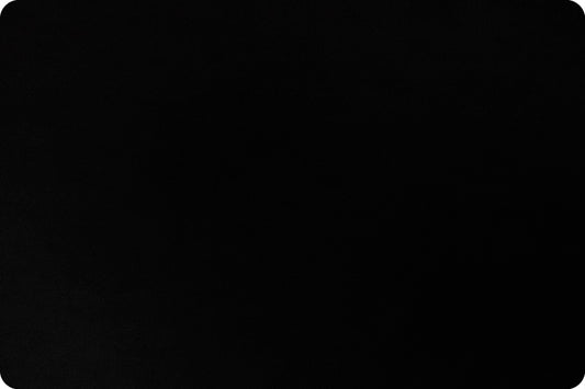 Extra Wide Solid Cuddle 3 Black Yardage