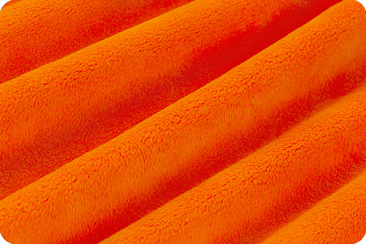 Solid Cuddle 3 Orange Yardage