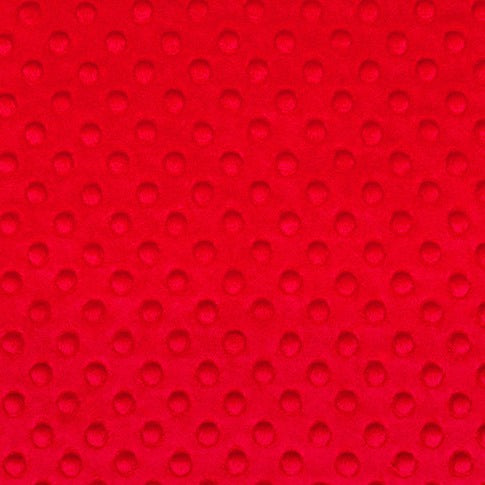 Cuddle® Dimple Red Yardage