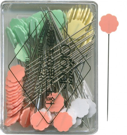 Flower Head Pins Boxed 100ct