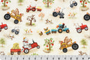 Digital Cuddle - Funny Farm Beige Yardage