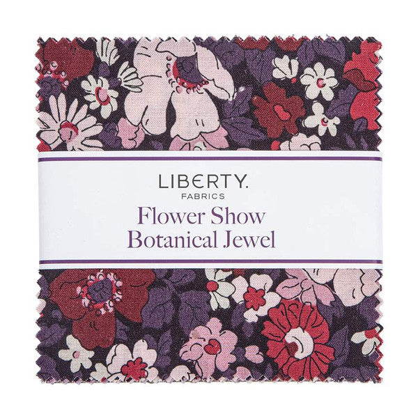 Flower Show Botanical Jewel 5" Squares 42pcs Charm Pack