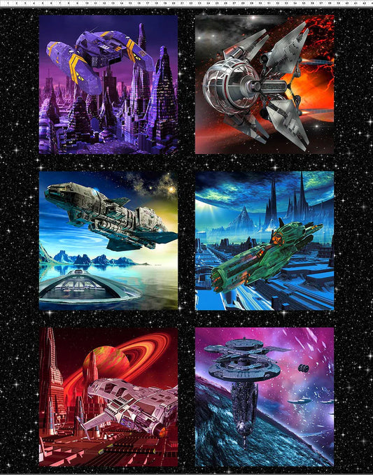 Sci-Fi Quilt Panel