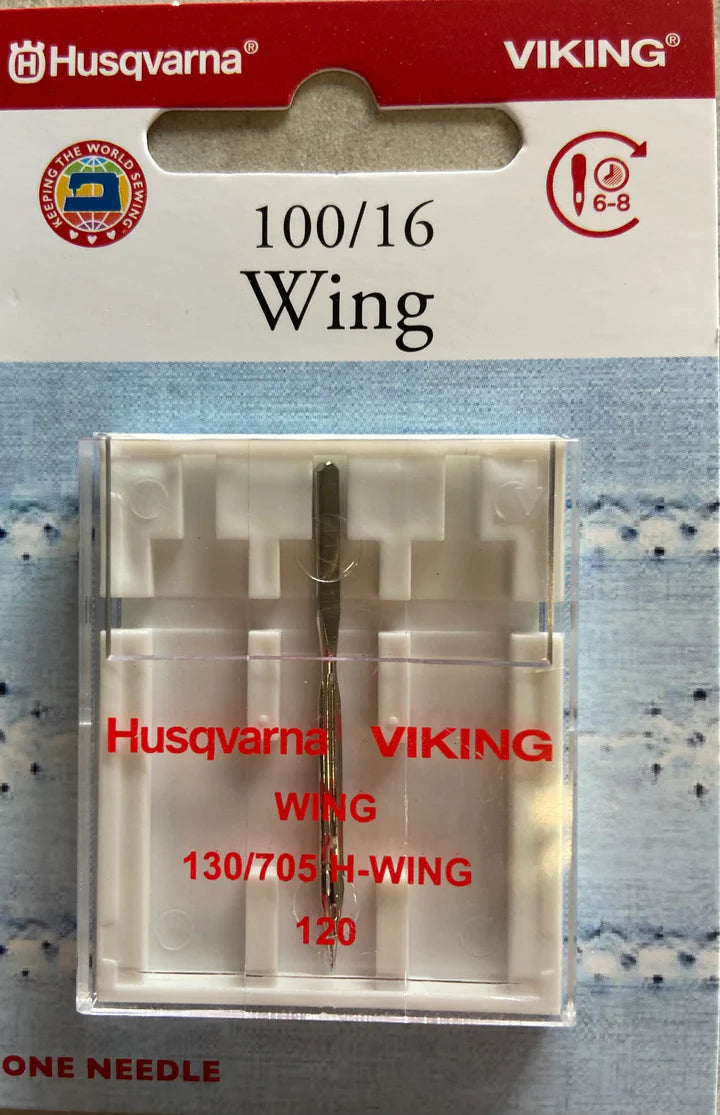 Husqvarna Viking Wing 100/16 Needles 5pk