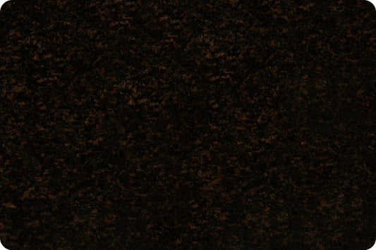 Luxe Cuddle Arctic Fox Black Coffee Yardage
