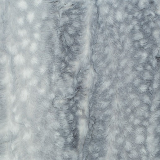 Luxe Cuddle Fawn Silver Yardage