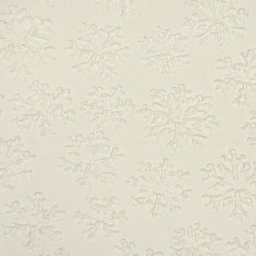 Luxe Cuddle Snowflake Natural Yardage