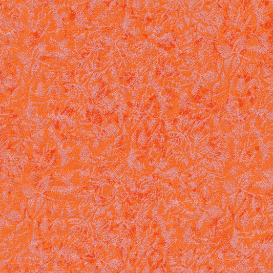 Fairy Frost Pearlized Metallic Papaya Yardage