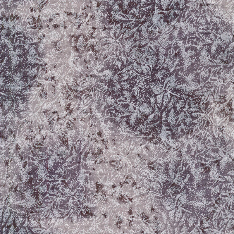 Fairy Frost Pearlized Metallic Gunmetal Gray Yardage