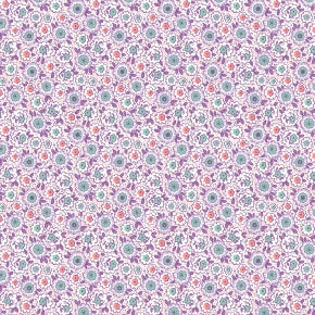 Everything But the Kitchen Sink XVI Flower Seeds Pink Hints Yardage