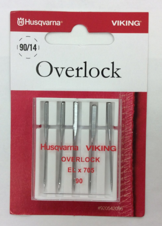 Husqvarna Viking Overlock 90/14 Needles 5pk