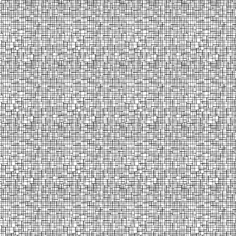 Simply Neutral 2 Broken Weave White Black Yardage