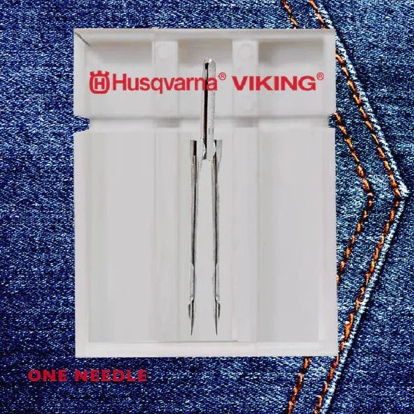 Husqvarna Viking Twin Denim 4.0mm 100/16 Needle
