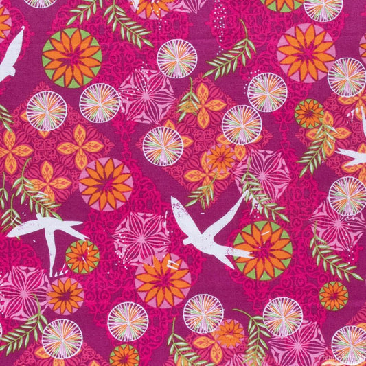 Enchanted Bird Medallions Yardage