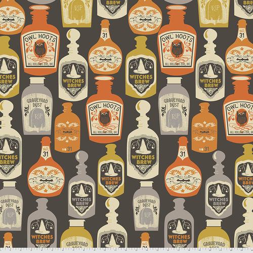 Spooktacular Witches Brew Black Yardage